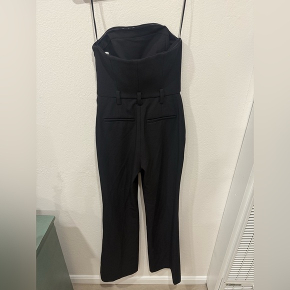 NWT A.L.C. Kate Strapless Belted Jumpsuit Black Size 2 – Missing Belt - Picture 9 of 9